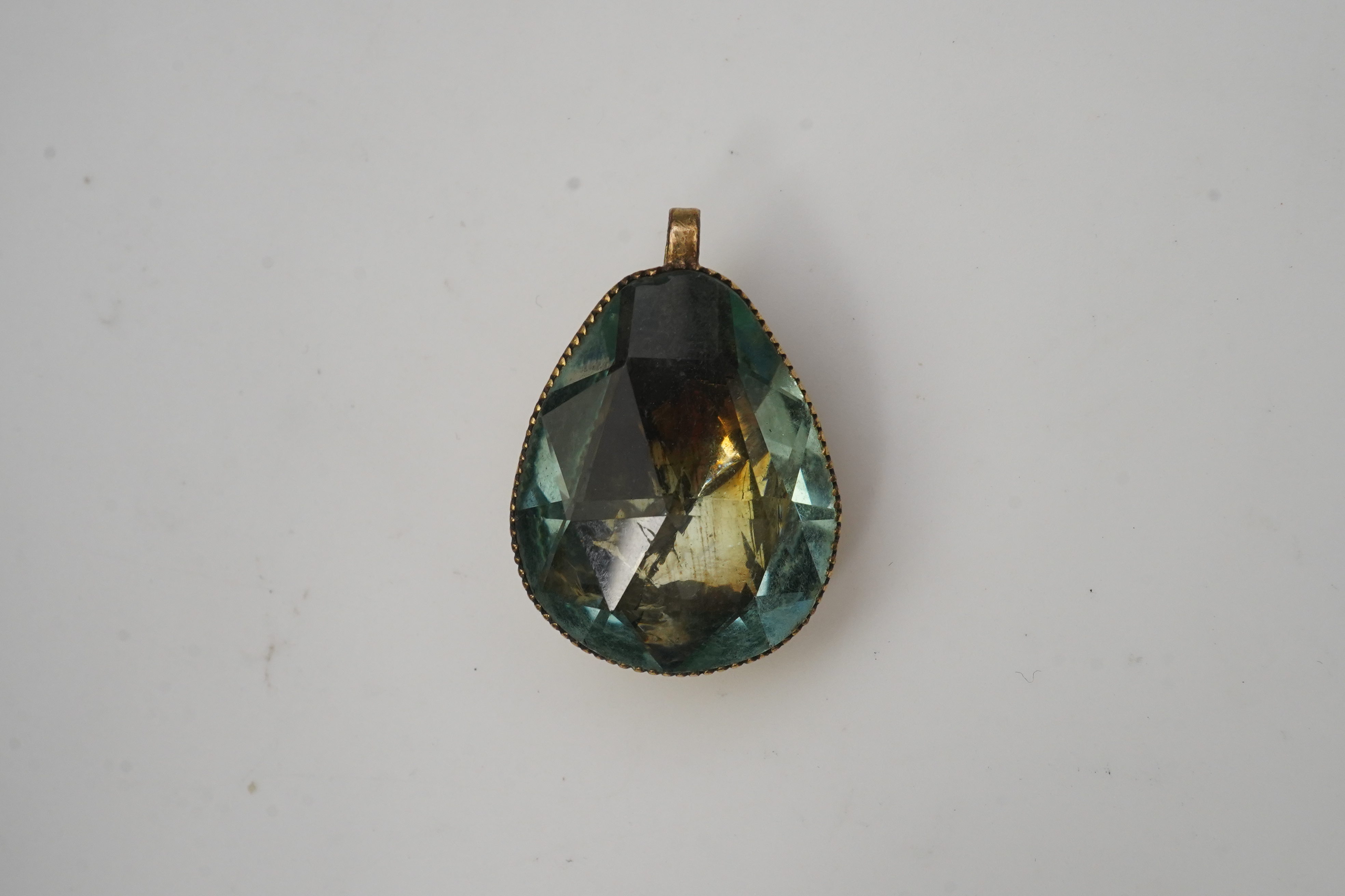 A 'Queen Anne' paste pendant, 18th century